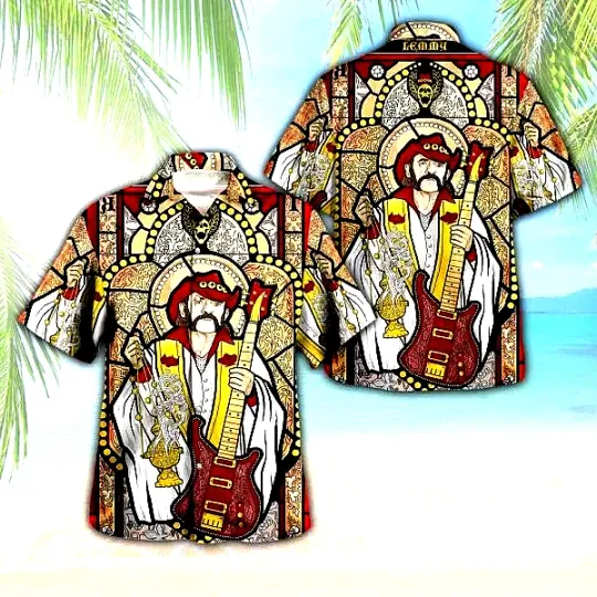 Motörhead Band x Lemmy Kilmister 3D Hawaiian Shirt