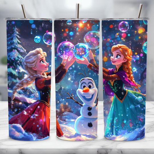 Discover Ice Princess Tumbler, Tapered Princess Tumbler with Lid and Straw