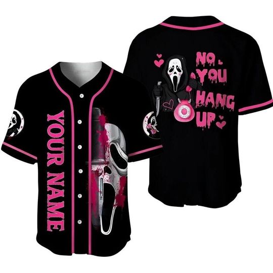 Scream Halloween Baseball Jersey, Scream Movie Jersey