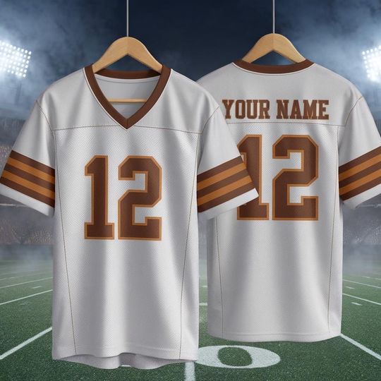 Custom America Team Football Game Jersey, White Football Jersey With Name Number