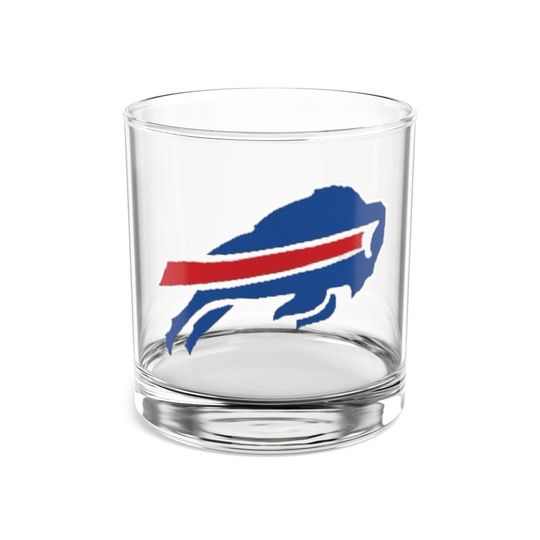 Buffalo Bills Inspired 10oz Rocks Glass - Team Spirit Barware