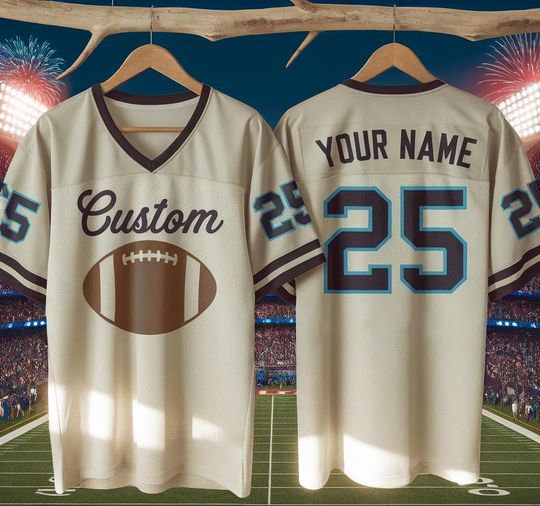 Discover Personalized Football Jersey for Game Day, Custom Football Gift, Football Shirts, Football Season Jersey, Game Day Jersey, Football Jersey