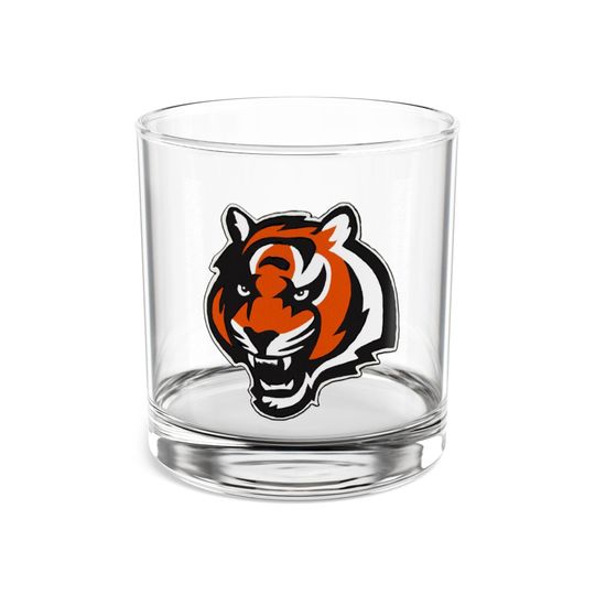 Discover Cincinnati Bengals Rocks Glass - Bold Tiger Logo 10oz Rocks Glass
