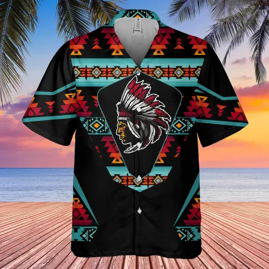 Discover Chief Native American Hawaiian Shirt