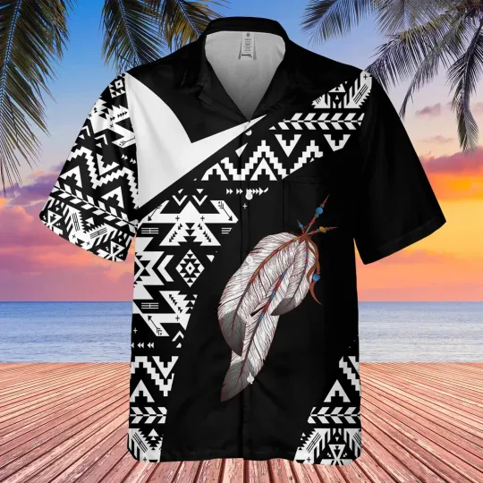 Discover Native American Hawaiian Feather Shirt