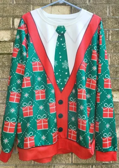 Discover Ugly Christmas Pullover Unisex Men Women Size XL  NEW
