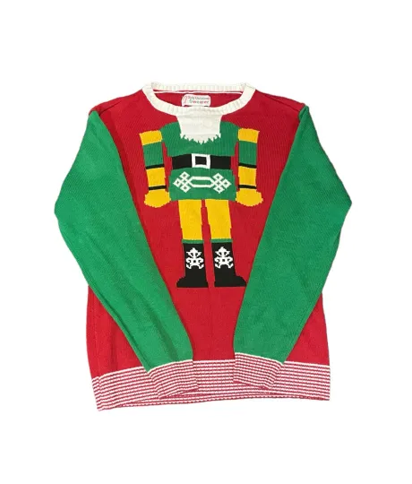 Discover Ugly Christmas Holiday Sweater Elf Red Green size XL