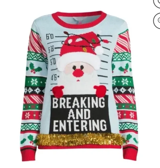 Discover Ugly Christmas Sweater Festive 3D Santa