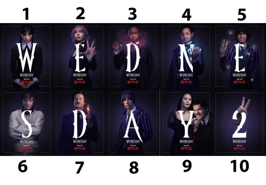 Wednesday Season 2 poster Movie 2025