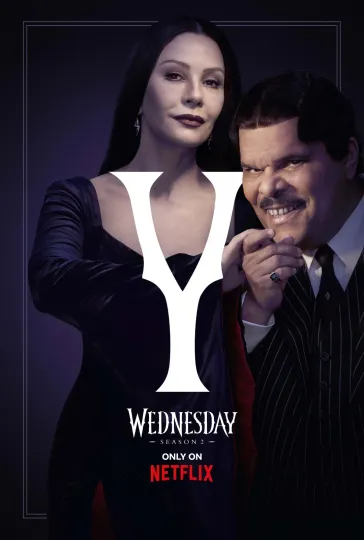 2025 Wednesday Season 2 Movie Poster  Jenna Ortega The Addams Family