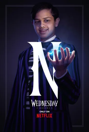 2025 Wednesday Season 2 Movie Poster Jenna Ortega The Addams Family