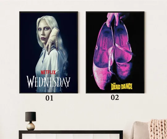 Ld ga Wednesday Season 2 Poster, Rosaline Rotwood Character Print