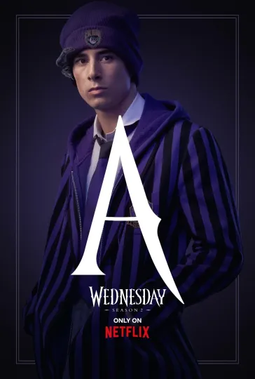 2025 Wednesday Season 2 Movie Poster Jenna Ortega The Addams Family