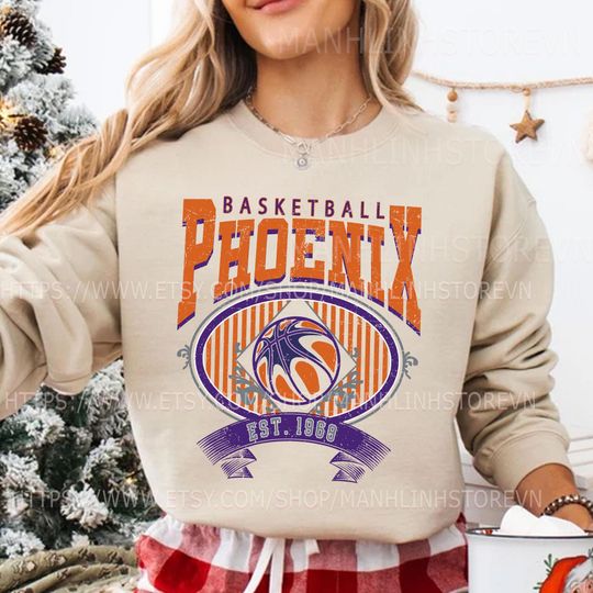 Discover Phoenix Basketball Sweatshirt, Gifts for Basketball Fans