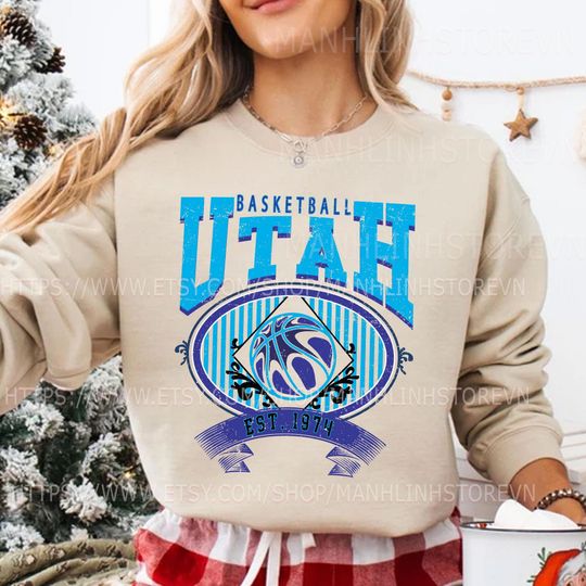 Discover Utah Basketball Sweatshirt, Gifts for Basketball Fans