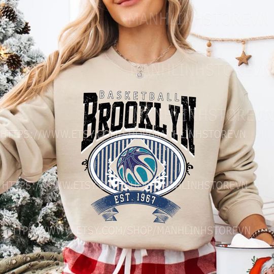 Discover Brooklyn Basketball Sweatshirt, Gifts for Basketball Fans