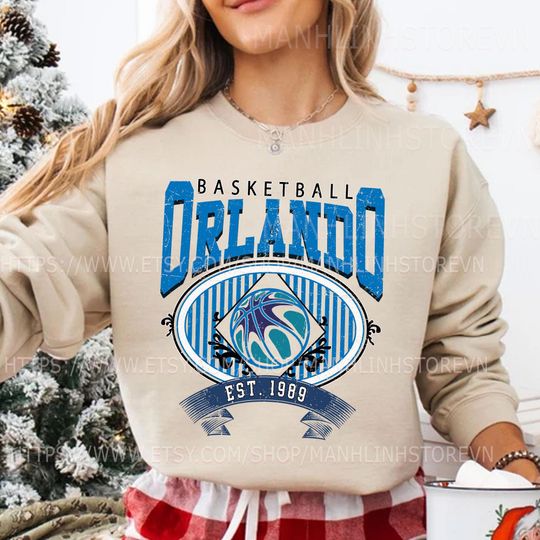 Discover Orlando Basketball Sweatshirt, Gifts for Basketball Fans