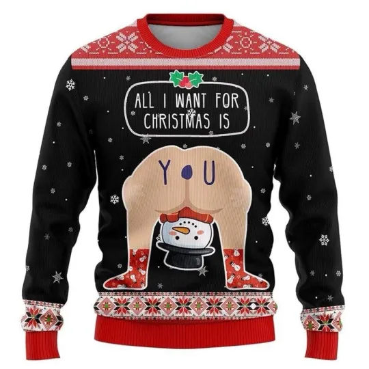 Hilarious Situations Ugly Christmas Sweater Happy Holiday Xmas Sweatshirt Gift