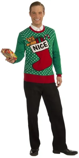 Discover Nice Stocking Ugly Christmas Sweater Adult