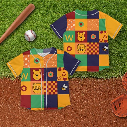 Discover Disney Winnie The Pooh Baseball Jersey, Pooh Baseball Jersey