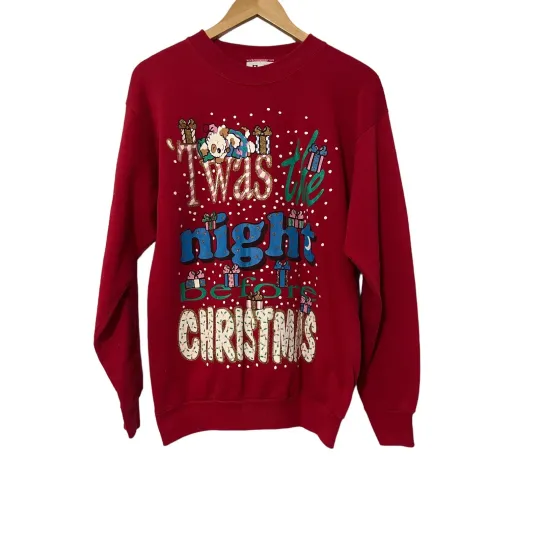 Discover Vintage Ugly Christmas Sweater Size Large