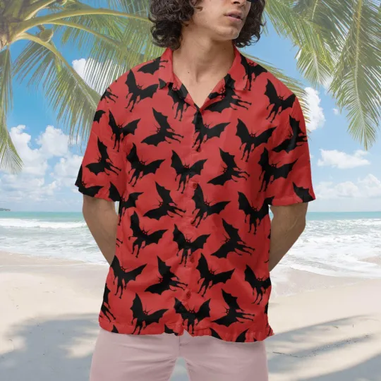 Discover Mothman Hawaiian Shirt, Cryptid Mothman West Virginia Casual Shirt