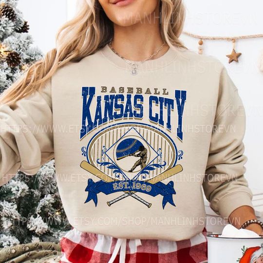 Discover Kansas City Baseball Sweatshirt, Gifts for Baseball Fans