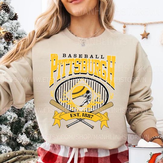 Discover Pittsburgh Baseball Sweatshirt, Gifts for Baseball Fans