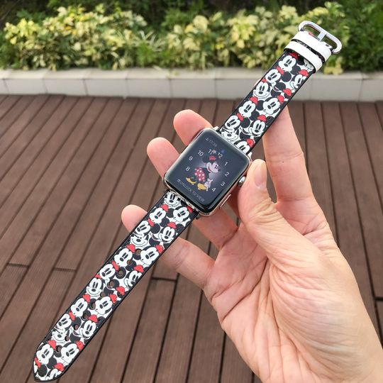 Mouse Face Disney inspired Apple Watch Band