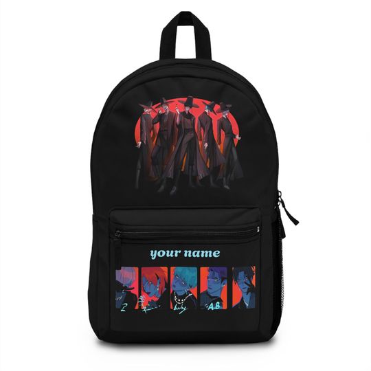 Customizable Dark Saja Boys Backpack - Kpop Demon Hunter Lovers - Saja boys demon form