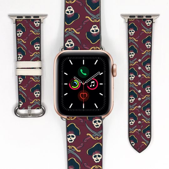 Discover Theme Park Skull Pirates of the Caribbean Apple Watch Band