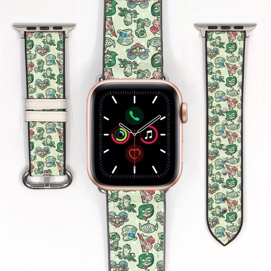 Discover Theme Park Green Apple Watch Band