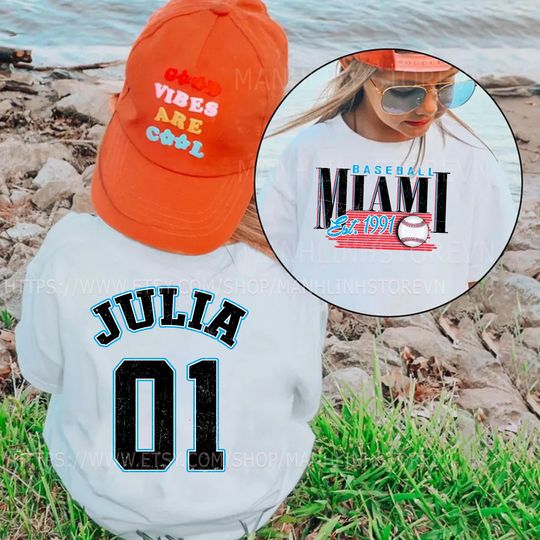 Discover Personalized Miami Baseball T-Shirts, Gifts for Baseball Fans