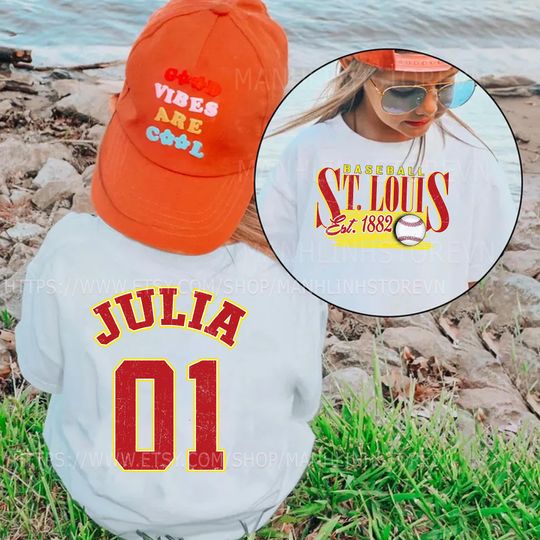 Discover Personalized St. Louis Baseball T-Shirts, Gifts for Baseball Fans