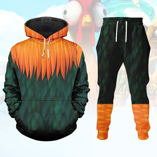 Discover Hei Hei Rooster Cosplay Hoodie and Joggers