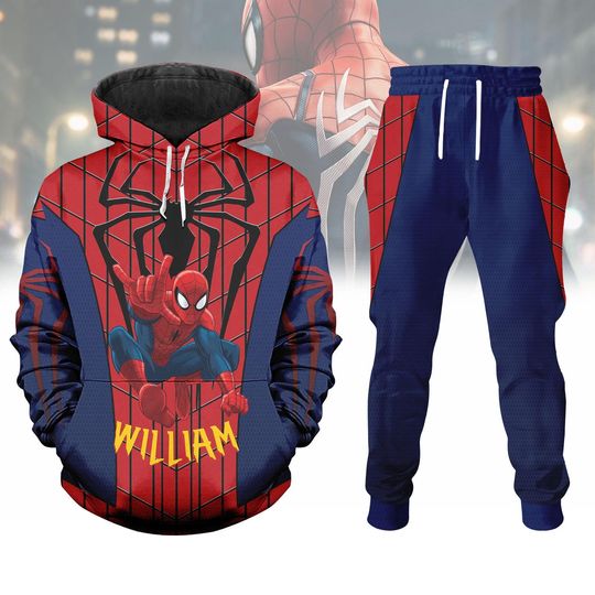 Discover Spider-Man Costume Hoodie and Joggers Set