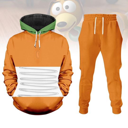 Discover Toy Story Slinky Dog Costume Hoodie and Joggers Set for Men, Disney Movie Cosplay