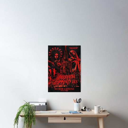 Discover Heaven Help Us Poster – Stylish Wall Art for Rock Music Fans