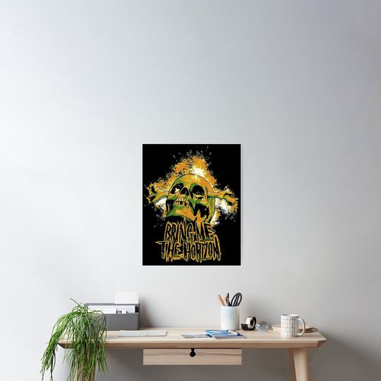 Skull Poster – Trendy Wall Art for Creative Spaces and Collectors
