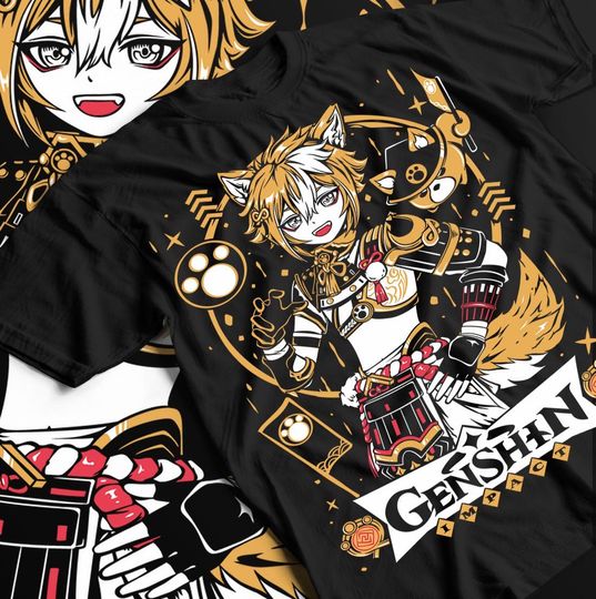 Hu Tao Genshin Impact T-Shirt – Stylish Anime Graphic Tee for Fans