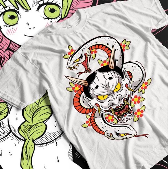 Discover Unisex Yakuza Majima Tattoo Hannya Gaming T-Shirt