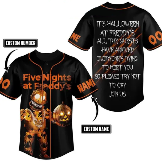 Halloween Baseball Jersey 2025