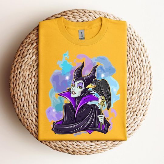 Discover Disney Sleeping Beauty Villains Maleficent Shirt, Maleficent Ursula Evil Queen Shirt, Sleeping Beauty Villains Retro Shirt