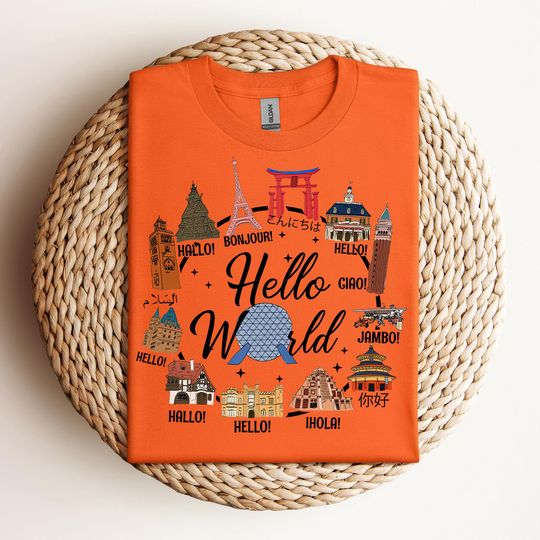 Discover World Traveler Shirt, World Languages Hello Shirt, Hello World Shirt, Travel Lover Shirt, Disney Small World Hello T-Shirt, Family Vacation