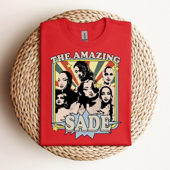 Discover Retro Sade Shirt, Vintage Sade Adu Shirt, Sade Fan Gift Shirt, Sade Tour Shirt, Sade World Tour, Sade shirt Sade Rap Hip Hop 90 Vintage tee