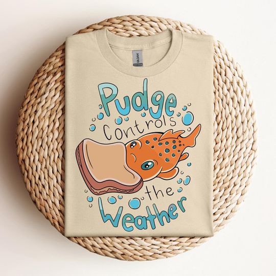 Disney Lilo and Stitch Pudge Controls The Weather Shirt, Disney Fish Pudge T-shirt, Disneyland Family Matching Shirt, Magic Kingdom Tee