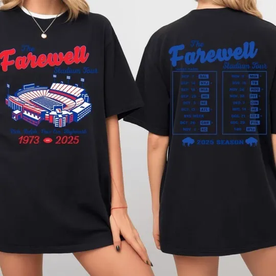 Discover Farewell Stadium Tour Comfort Colors t-shirt, Football Tee Shirt