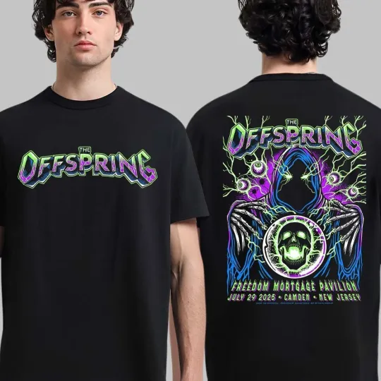 The Offspring Supercharged Tour Camden NJ July 29 2025 Witch T-Shirt