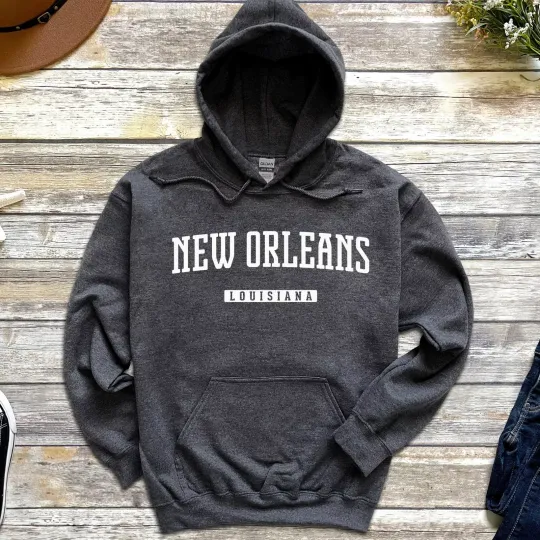 Discover New Orleans Hoodie - Louisiana Pullover Hoodie