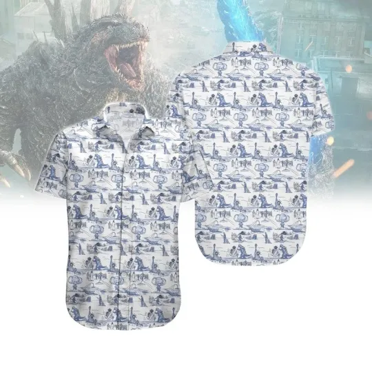 Discover Movie Button Shirt, Monster Hawaiian Shirt, Hawaii Shirt For Men Women